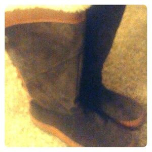 North-Face suade winter boots